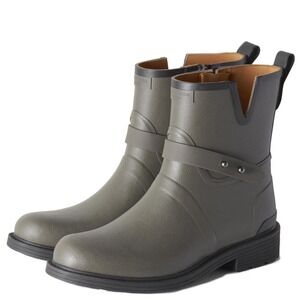 Rag & Bone Moto‎ Rain Boots Smoke Ankle Booties Size 41